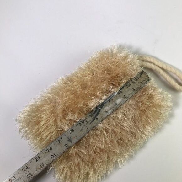 Ivory Chenille Hand Muff Hand Warmer Winter White Ivory Fluffy Furry - Picture 4 of 7